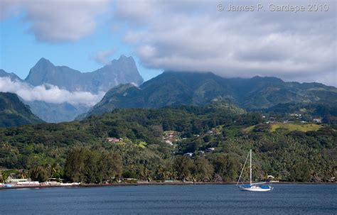 Orohena from Point Venus | View of Mont Orohena, a mountain … | Flickr