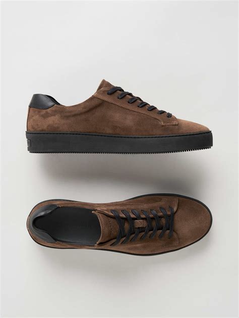 Men's Tiger of Sweden Salas Sneakers Brown - Aukia Menswear