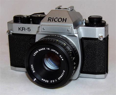 Vintage Ricoh 35mm SLR Film Camera, Model KR-5