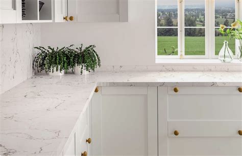 White Arabesque Silestone Kitchen Worktops