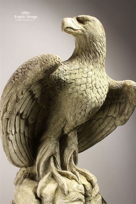 Majestic Composition Stone Eagle Finials | Architectural salvage, Bird ...