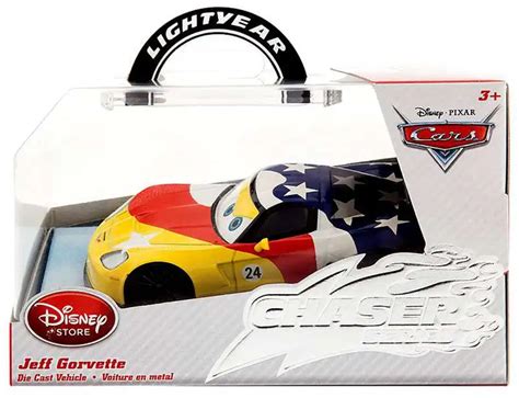 Disney Pixar Cars Chaser Series Jeff Gorvette Exclusive 143 Diecast Car - ToyWiz