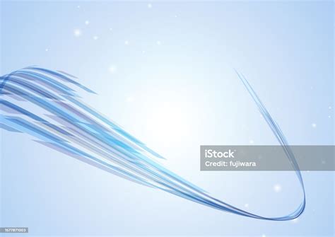 Light Blue Abstract Wave Background Stock Illustration - Download Image ...