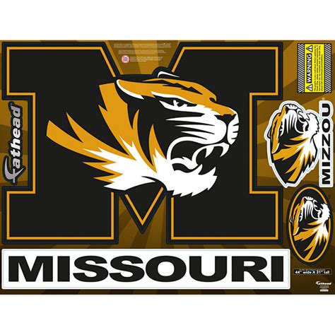 Missouri Tigers Street Grip Outdoor Decal | Shop Fathead® for Missouri Tigers Ground Graphics