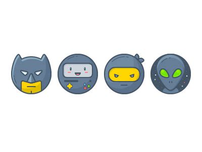 Bot Avatars by Marina Sekerina on Dribbble