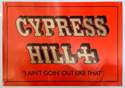 Cypress Hill - I Ain’t Goin' Out Like That - 1993 - Original Promo Pos – Poster Freaks