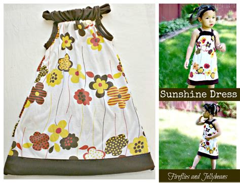 Fireflies and Jellybeans: Sunshine Dress Tutorial