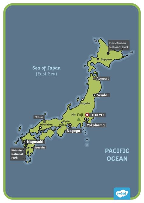 Japan's Geography - Teaching Wiki - Twinkl