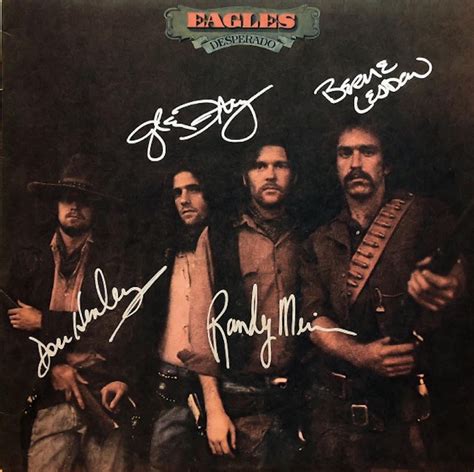 Sold Price: Eagles Desperado signed album - December 6, 0120 9:00 AM PST