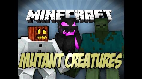 Minecraft Mutant Creatures Mod - YouTube