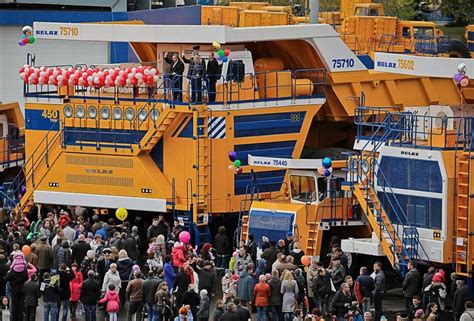 Belaz 75710 - Motoroids.com | Huge truck, Earth moving equipment, Large truck