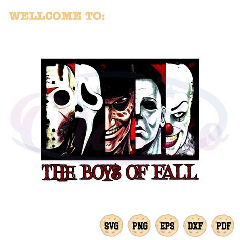 Horror Character PNG The Boys Off Fall Sublimation Designs File