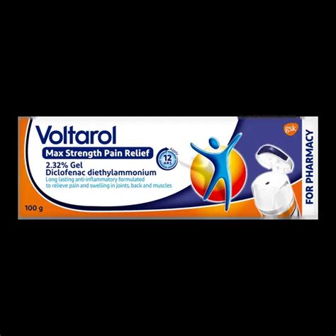 Voltarol Max Strength Pain Relief 12 Hour 2.32% Gel 100g