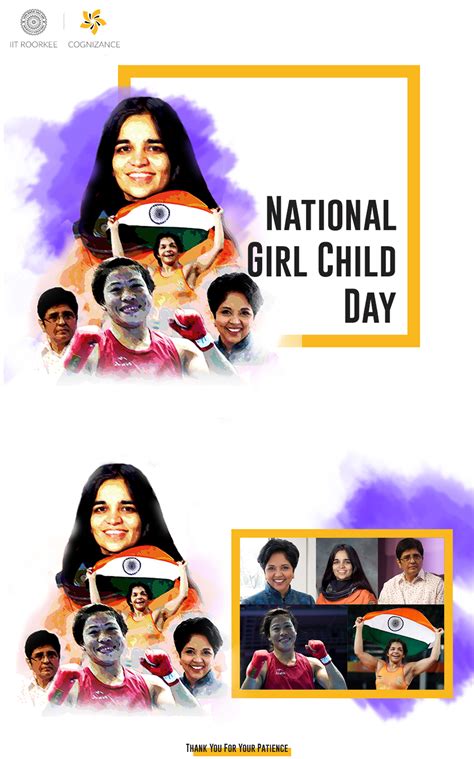 National Girl Child Day, Image Manipulation :: Behance