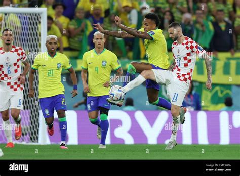 Doha, Qatar. 09th Dec, 2022. Marcelo Brozović Brazil player during a ...