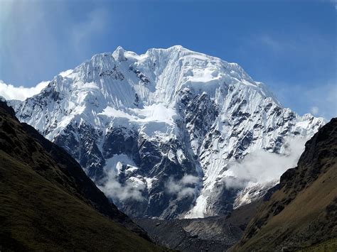 salkantay, the valley of the, kotlina, array, andy, mountain, peru, the glacier, rocks, the ...