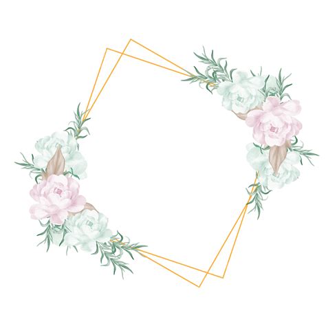 Watercolor Spring Floral Frame, Watercolor, Spring, Floral PNG and ...