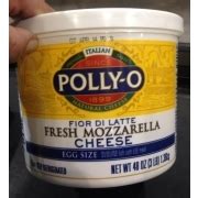 Polly-O Cheese, Fresh Mozzarella: Calories, Nutrition Analysis & More | Fooducate