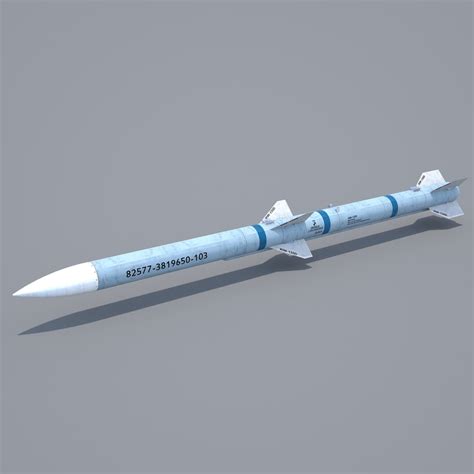 aim 120d missile 3d max