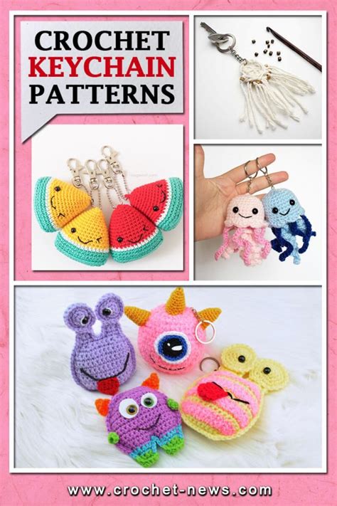 27 Crochet Keychain Patterns - Crochet News