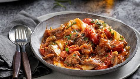 Lamb Ragu with Cherry Tomatoes, Rosemary and Handkerchief Pasta Recipe ...