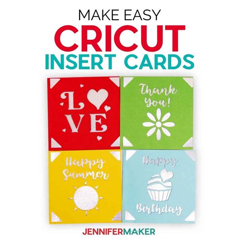 Free Cricut Insert Card Templates