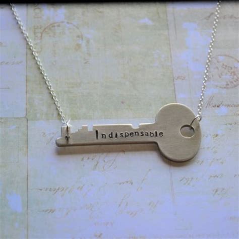 Vintage Key Necklace - Etsy