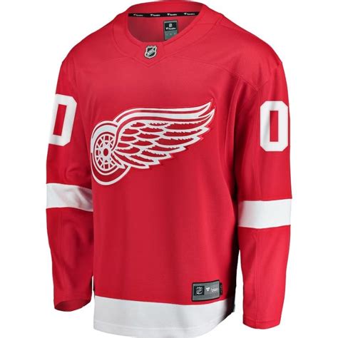 Detroit Red Wings Home Breakaway Custom Jersey Red Jersey Teams