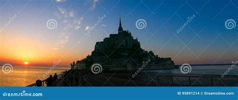 Mont Saint-Michel editorial stock image. Image of peninsula - 95891214