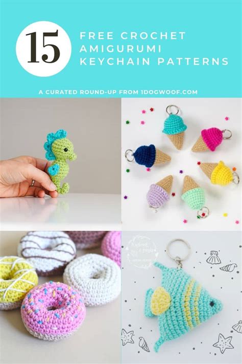 15 Free Must-Make Amigurumi Keychains for Bags, Purses, and Keys - One ...