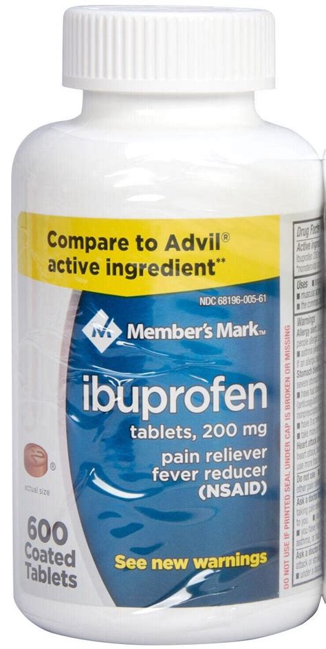 IBUPROFEN TABLETS 200 MG, 600 COATEDTABLETS EXPIRES 01-2022 78742091402 | eBay