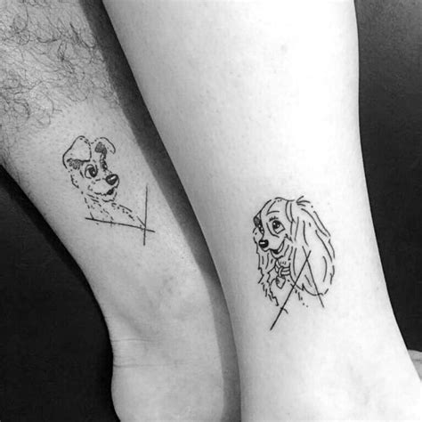 couple tattoos - Disney - Lady and the Tramp | Tatuagem casal, Tatuagem ...