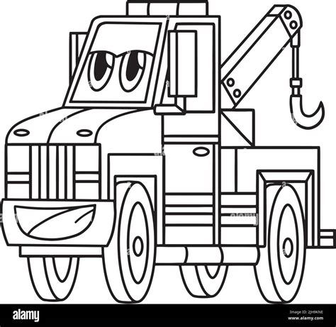 Tow truck graphic Black and White Stock Photos & Images - Alamy