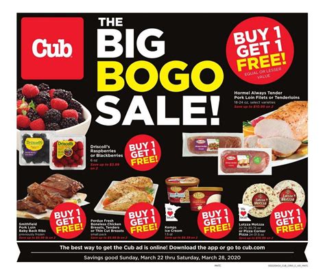 Cub Foods Weekly Ad Mar 22 – Mar 28, 2020