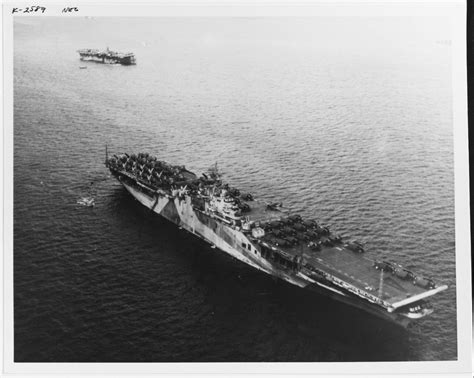 CV-16 - “USS Ticonderoga (CV-14) at Ulithi Fleet...