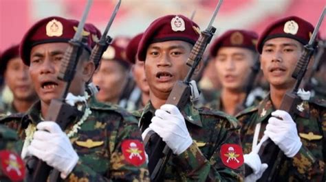 Myanmar soldiers who fled to India state of Mizoram after People's ...