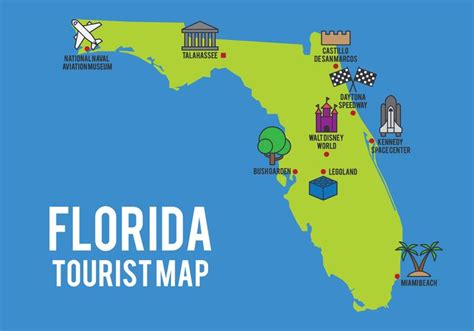 Florida Tourist Attractions Map
