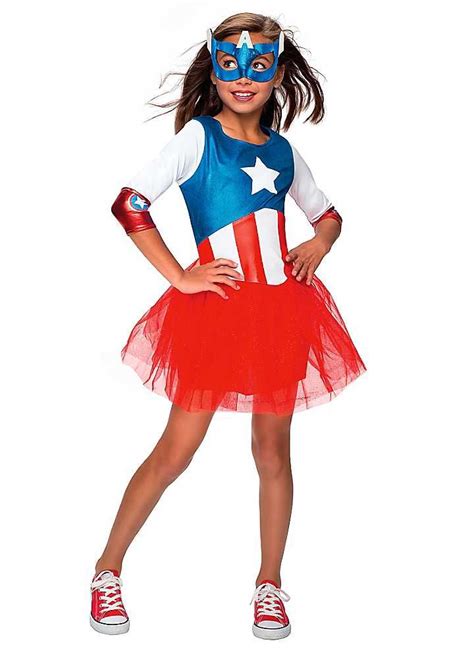 Metallic Captain America Girls Costume | Captain america girl costume, Girl superhero, Girl ...