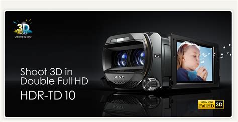 3D Handycam Camcorder | Sony HDR-TD10