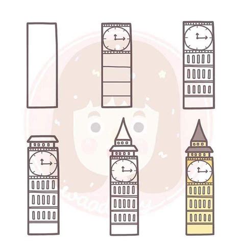 Clock tower | Nhật ký nghệ thuật, Ý tưởng vẽ, Nghệ thuật