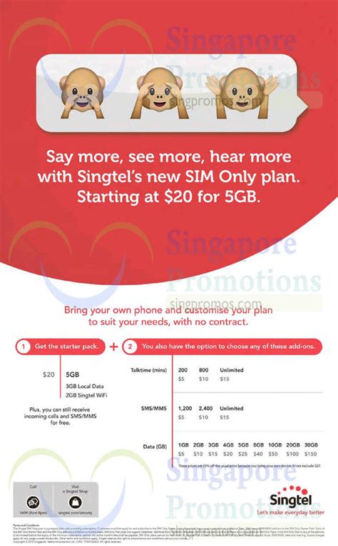 Singtel New Sim Only Plan » Singtel Broadband, Mobile & TV Offers 19 ...