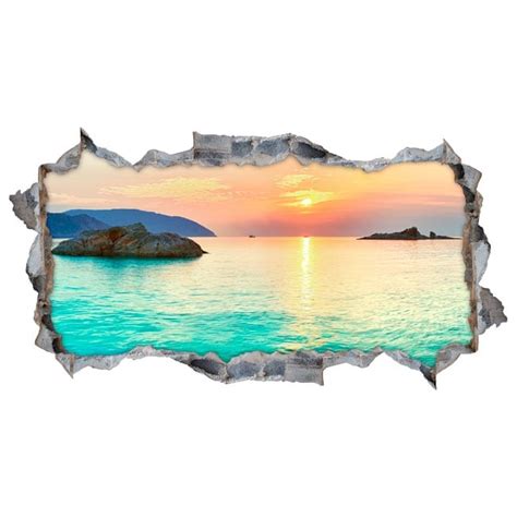 🥇 Vinyl Sunrise Beaches Côn Đảo Vietnam 3D 🥇