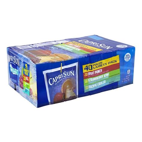 Capri Sun Capri Sun Fruit Juice Pouches Variety Pack, 6 -fl oz, 40 in ...