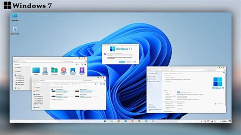 Windows 11 Theme For Windows 7 || Make Windows 7 Look Like Windows 11 || Windows 7 Ultimate ...