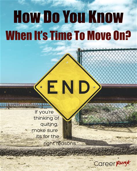 How Do You Know It's Time to Move On? | CareerPunk 21 Signs It's Time to Quit