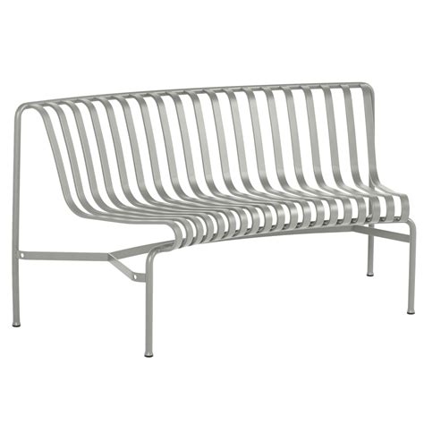 HAY Palissade Park dining bench add-on, in, sky grey | Pre-used design | Franckly