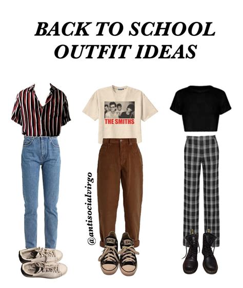 here's some back to school outfit ideas that are dress code appropriate for u thotties that are ...