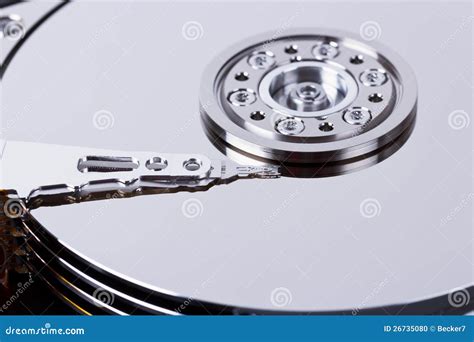 Hard Disk With Read-write Head Stock Photo - Image: 26735080