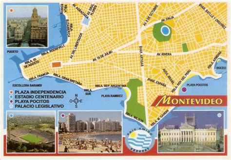 Montevideo Map Of Uruguay - find out