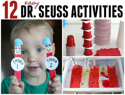 12 Easy Dr. Seuss Activities for Toddlers and Preschoolers - Toddler ...